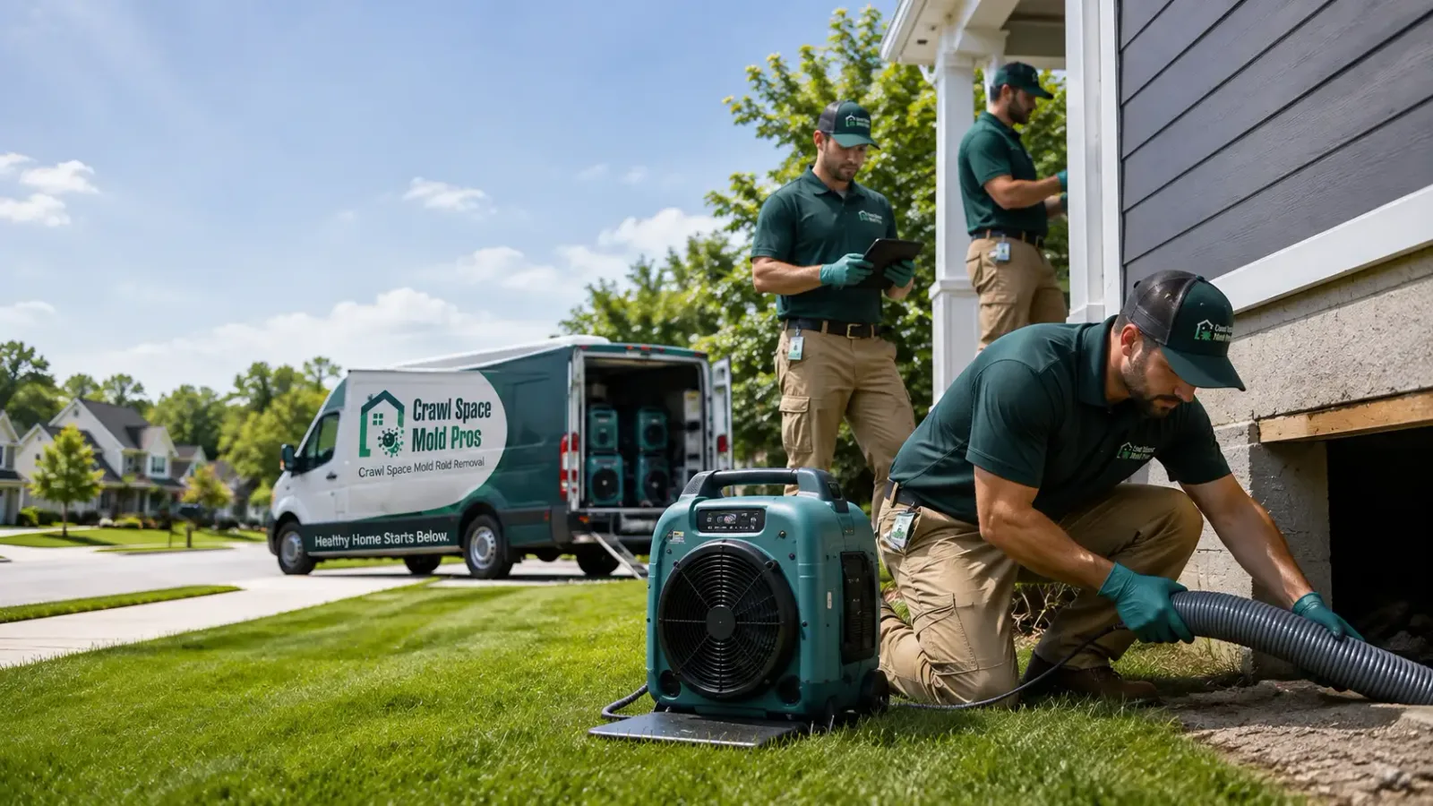 Crawl Space Mold Removal in Boxborough, MA